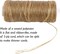The Beadsmith Artificial Sinew Waxed Thread – Flat Polyester Craft String